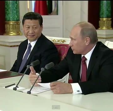 Си Цзиньпин и Владимир Путин