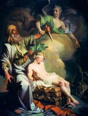 Авраам приносит в жертву сына Исаака