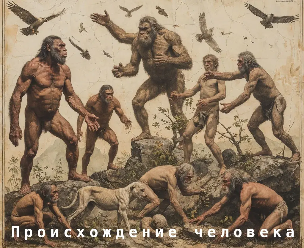 Происхождение человека из обезьяны