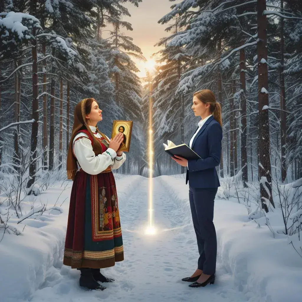 Две веры - концепция Андрея Булатова.