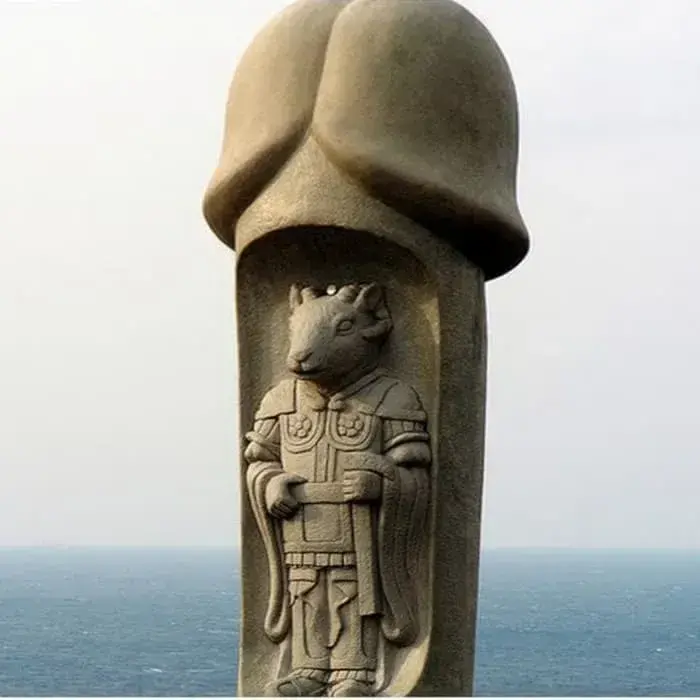 Культ Фаллоса уверенно шагает по земле - концепция Андрея Булатова