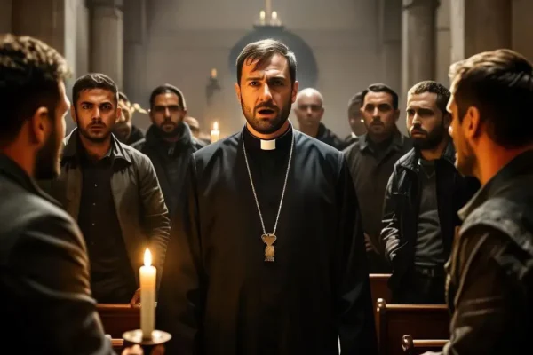 Расправа над священником - концепция Андрея Булатова