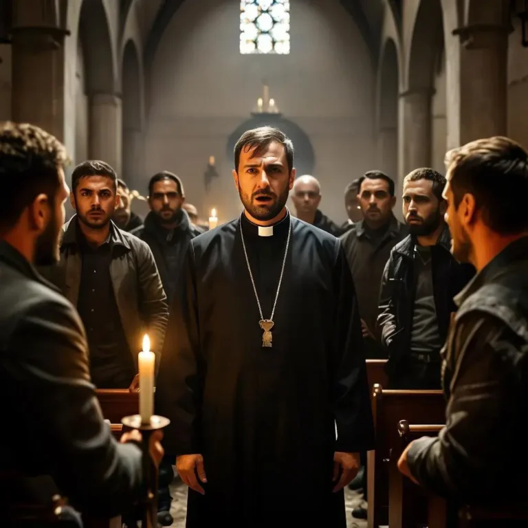 Расправа над священником - концепция Андрея Булатова