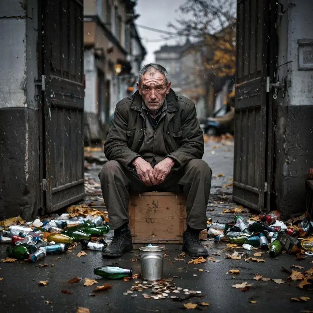 Как становятся бомжами? Концепция Андрея Булатова.