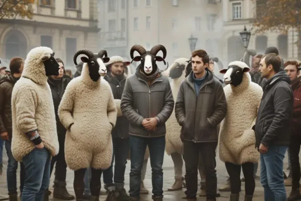 Как из людей делают баранов - концепция Андрея Булатова