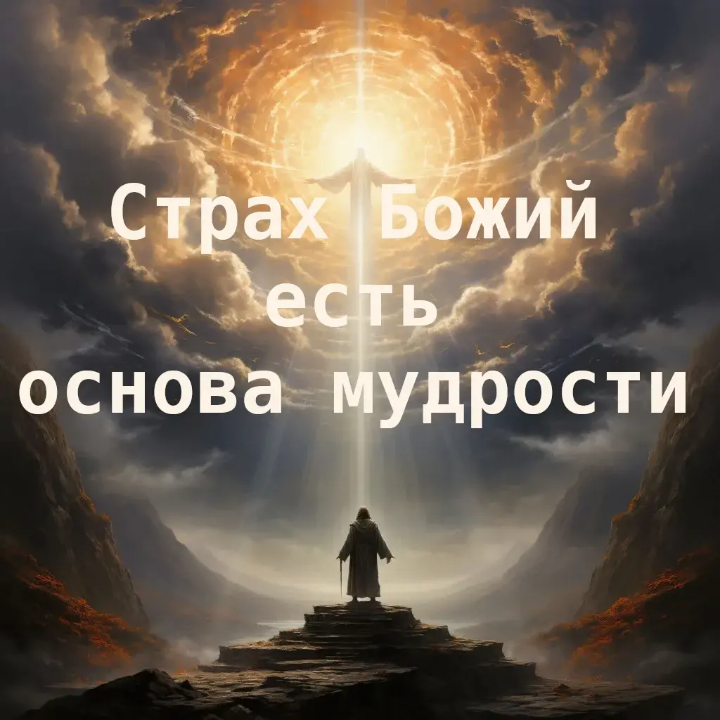 Страх Божий, энергия страха и единство духа
