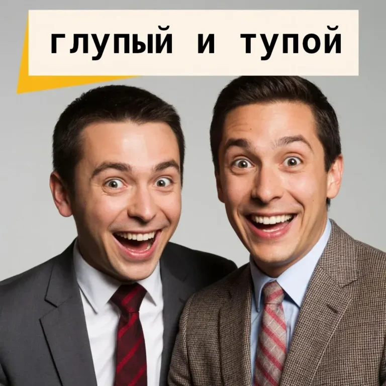 Глупый и тупой, в чем их отличие