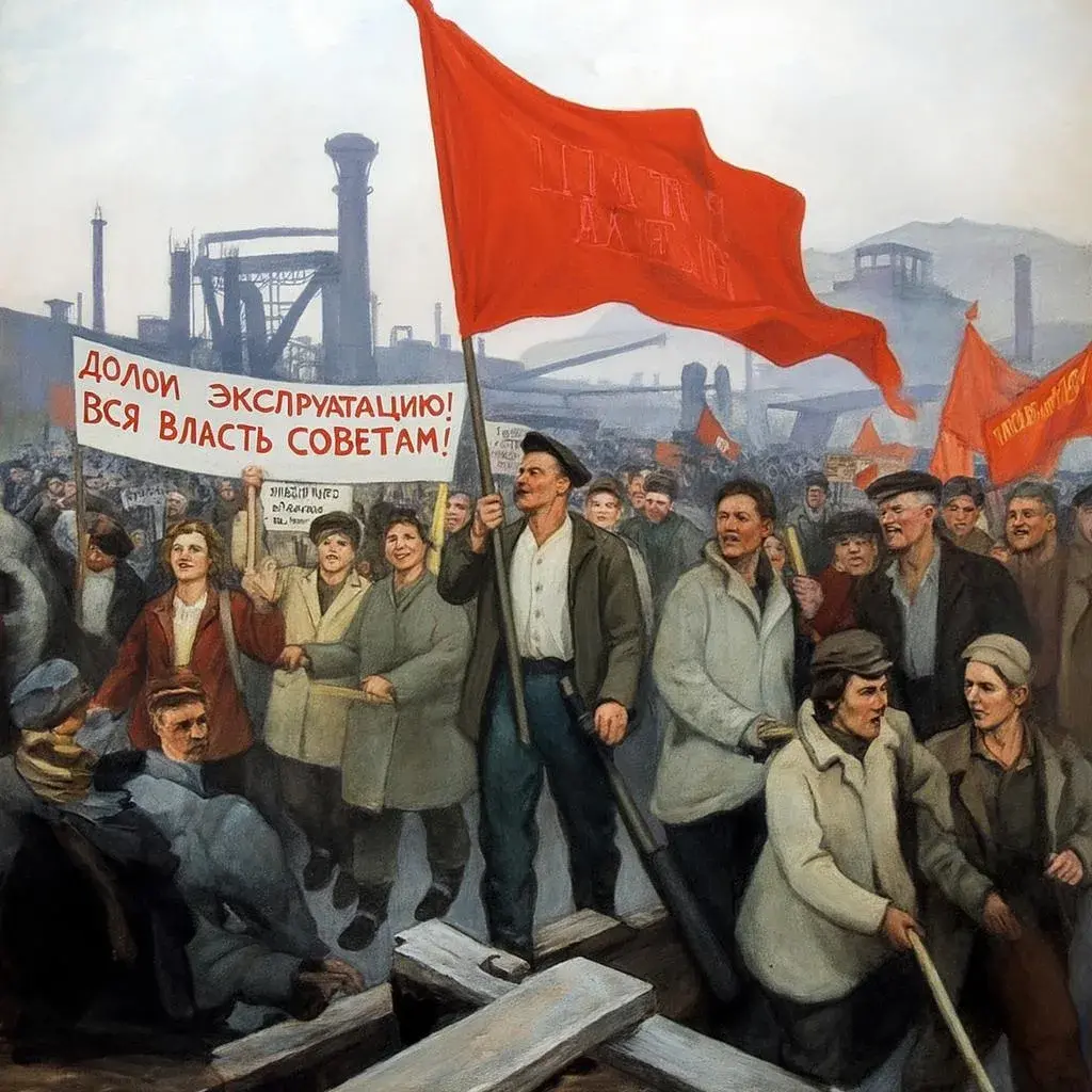 100-летие Октябрьской революции - концепция Андрея Булатова