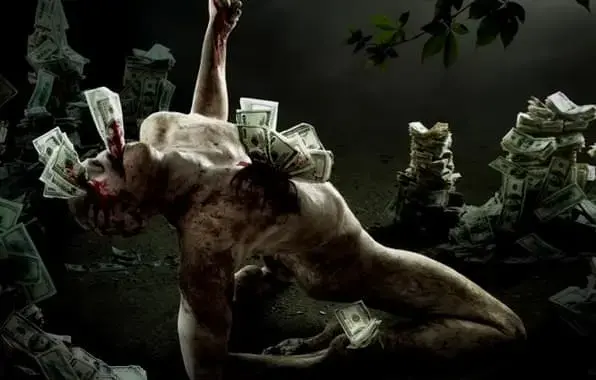 Алчность у человека - концепция Андрея Булатова