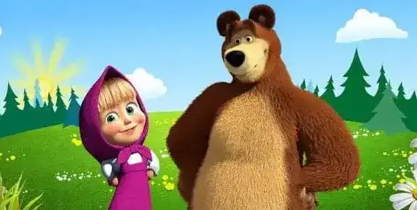 Маша и Медведь - пропаганда мира и любви