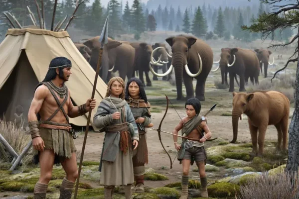 Мамонты - первые домашние животные - концепция Андрея Булатова