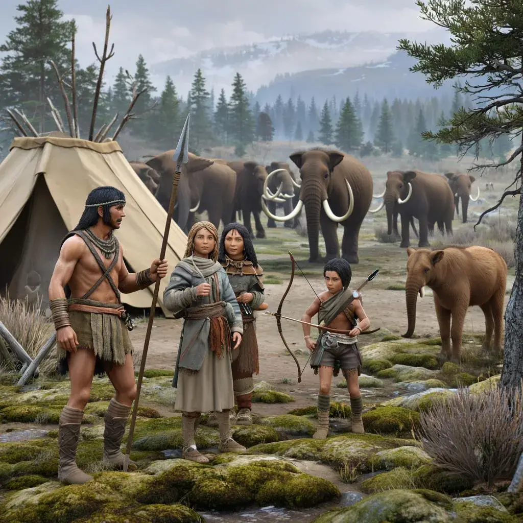 Мамонты - первые домашние животные - концепция Андрея Булатова