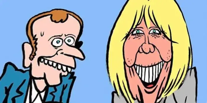Карикатуры Макрона - концепция Андрея Булатова