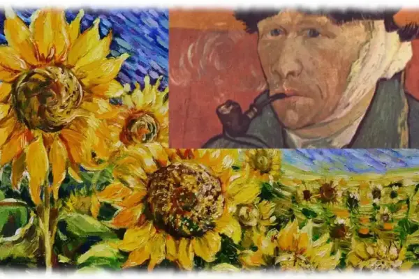 Ван Гог и подсолнухи - концепция Андрея Булатова